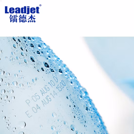 Leadjet 30 W CO2-Lasermarkierungsmaschine für das Ablaufdatum von Haustierflaschen und Plastiktüten
